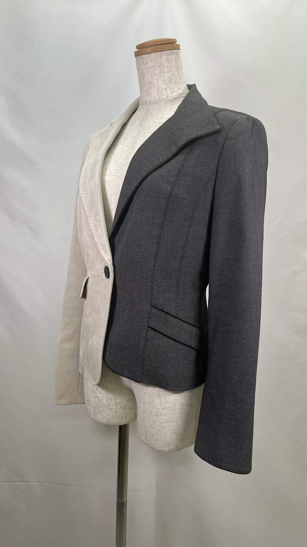 Remake Two-Tone Tailored Jacket