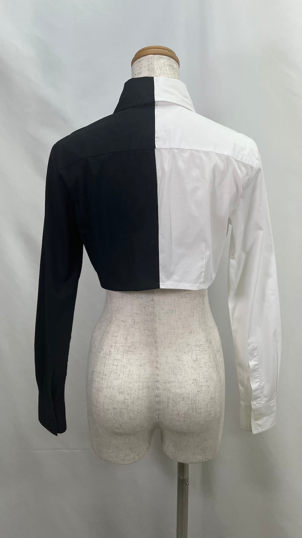 Remake Two-Tone Short Length Shirt