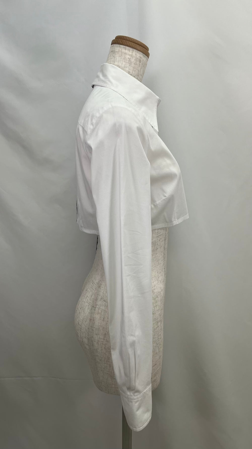 Remake Two-Tone Short Length Shirt
