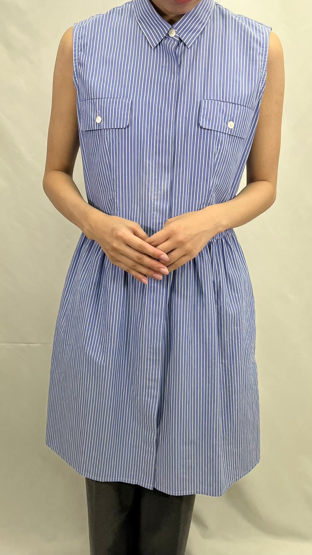 Remake Sleeveless Gathered One-Piece