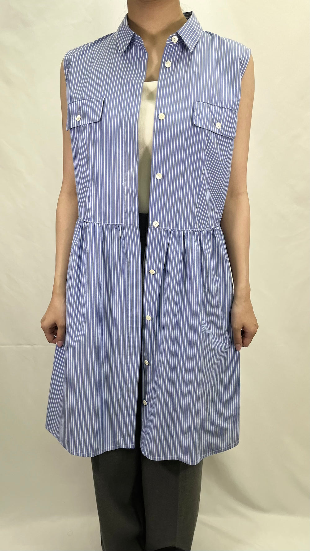 Remake Sleeveless Gathered One-Piece