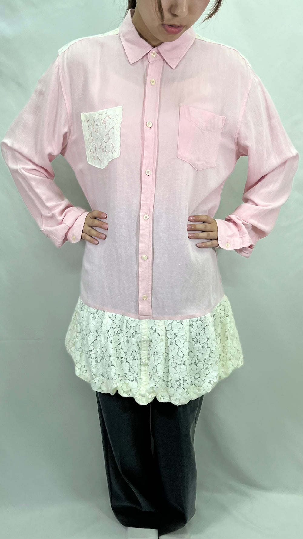 Remake Balloon Lace One-Piece