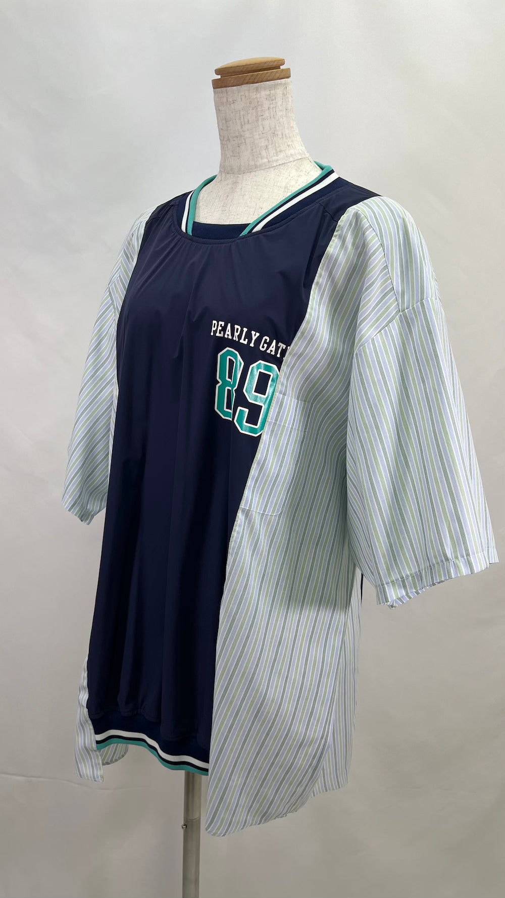 Remake Side-Switching Nylon T-Shirt