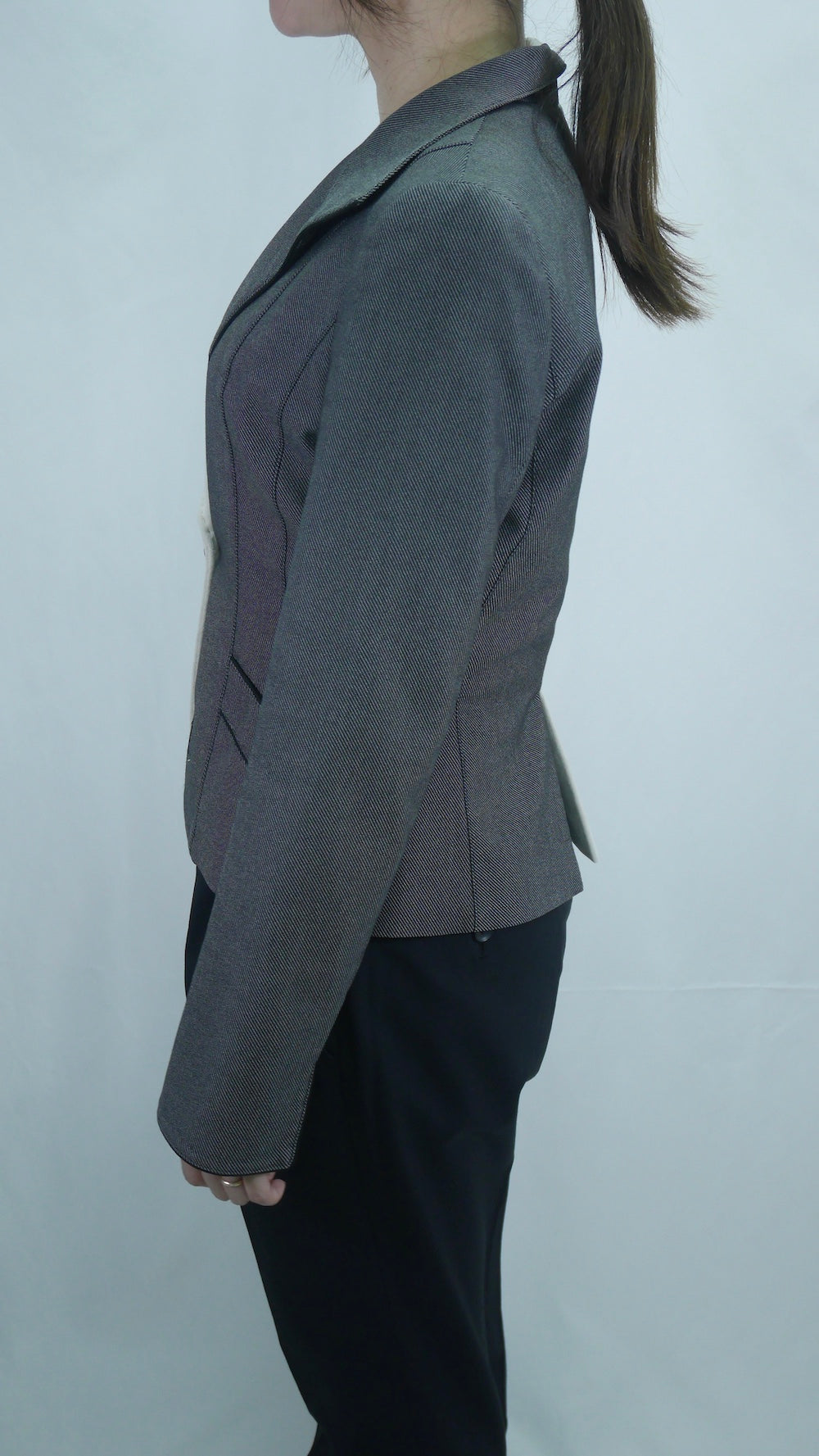 Remake Two-Tone Tailored Jacket