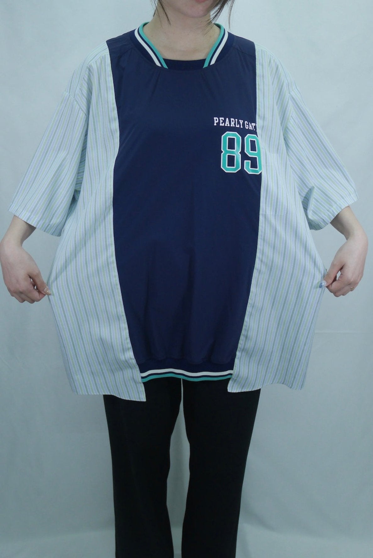 Remake Side-Switching Nylon T-Shirt