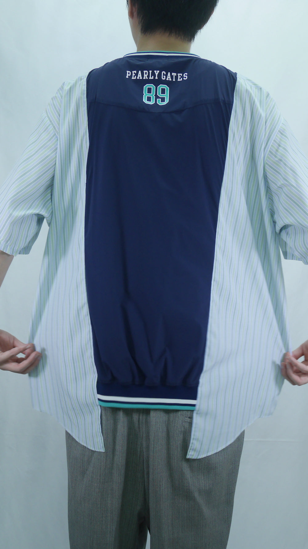 Remake Side-Switching Nylon T-Shirt
