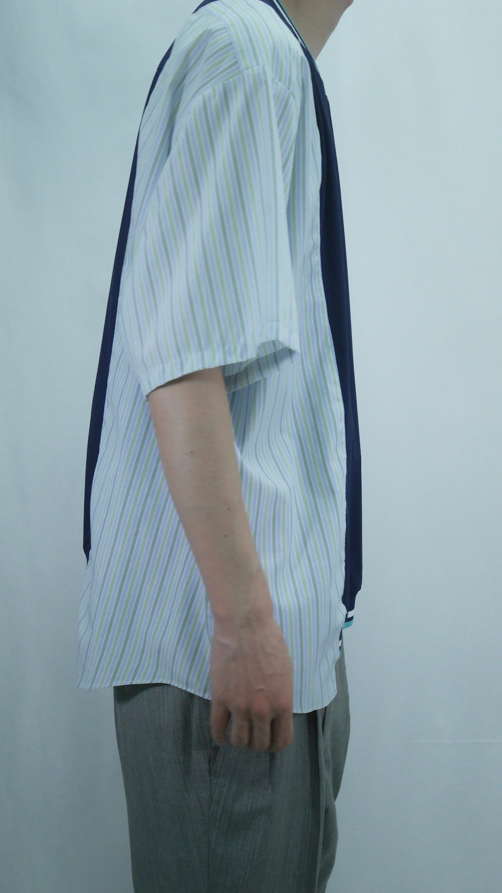Remake Side-Switching Nylon T-Shirt