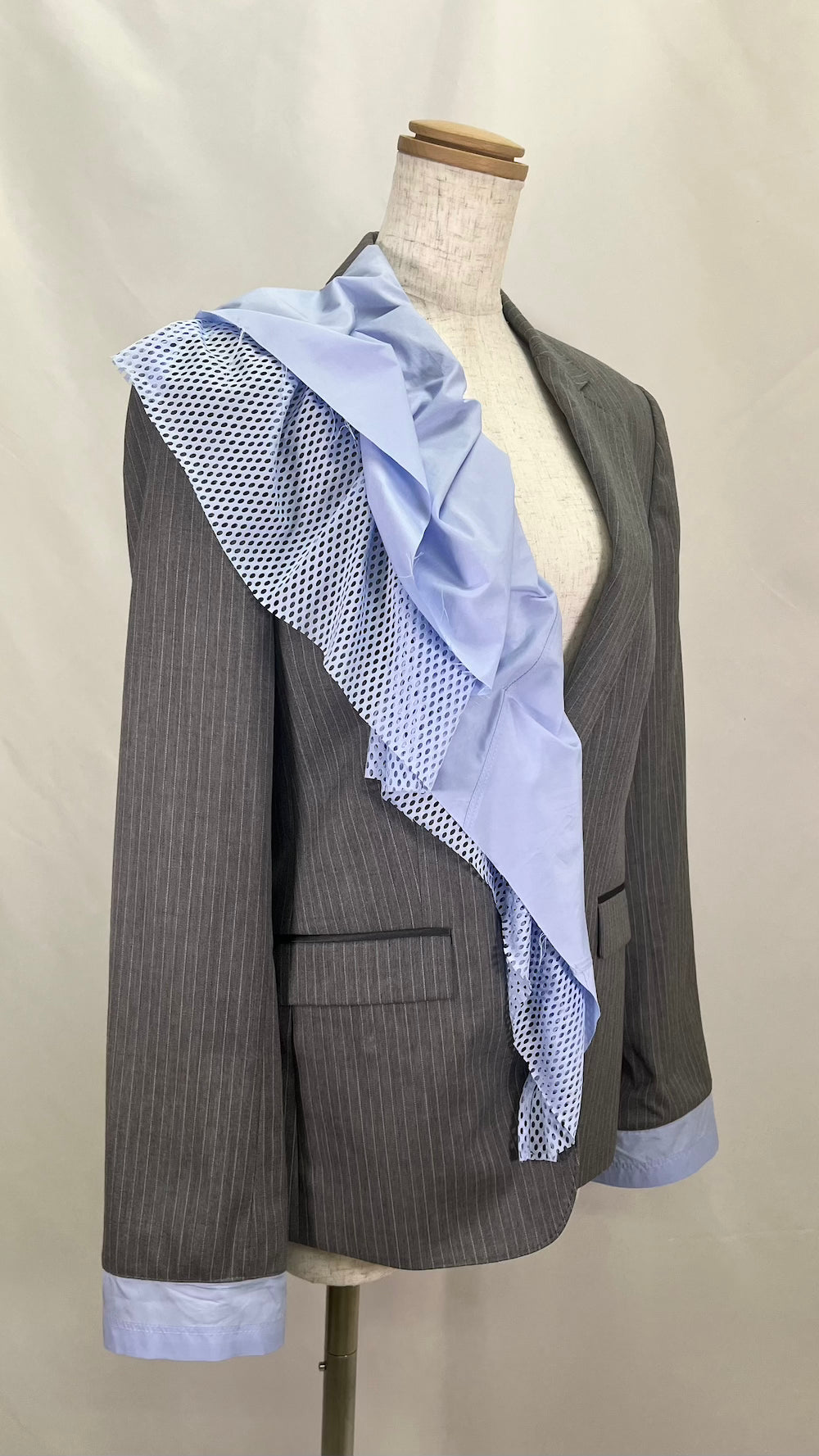 Remake Sleeve Flare Frill Tailored Jacket