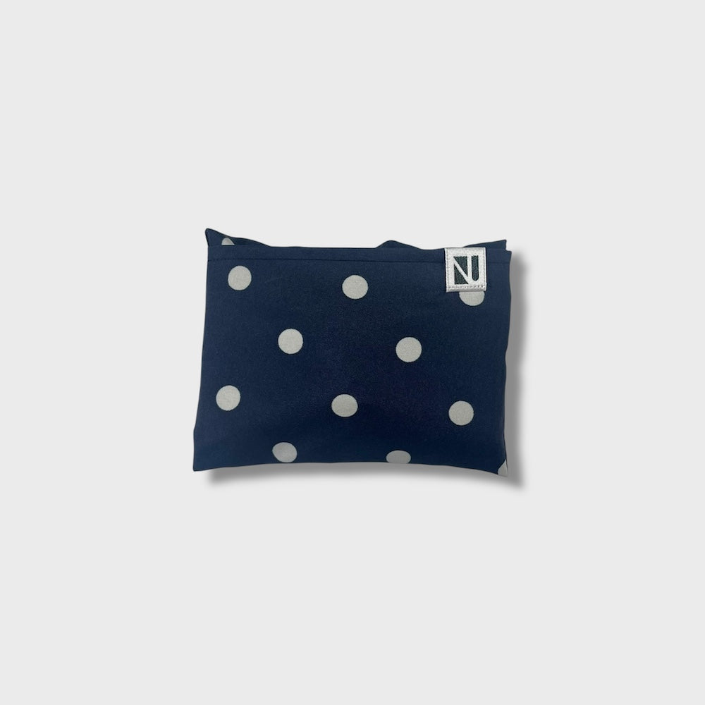 Remake Eco Bag Small,Navy Dot
