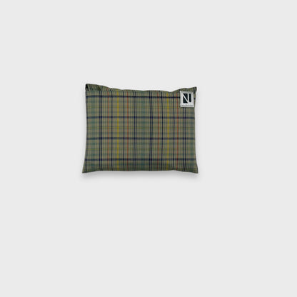 Remake Eco Bag Small, Green Madras Check 59