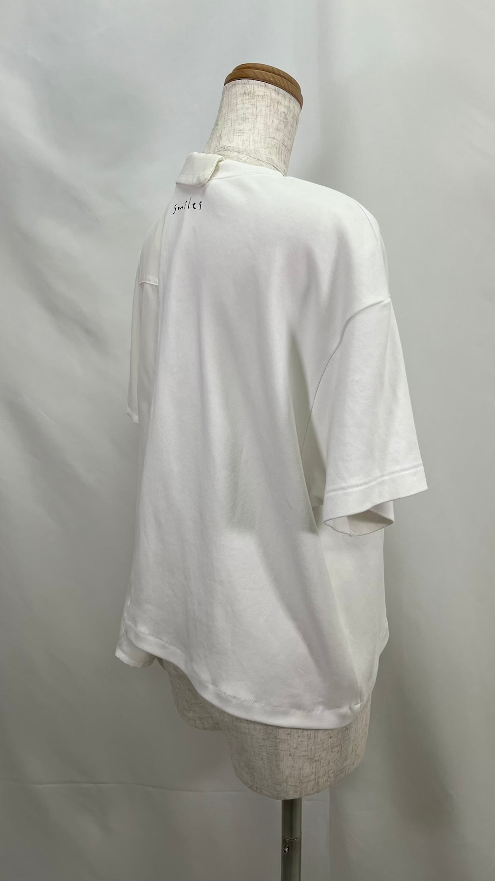 Remake Asymmetry Blouse Switching T-shirt