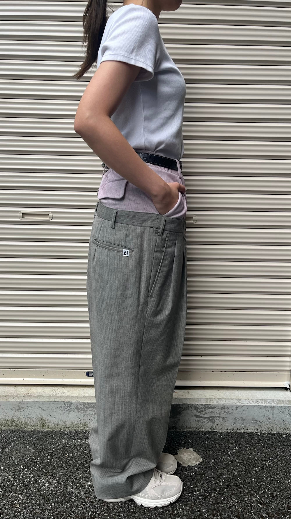 Remake Double Waist Slacks