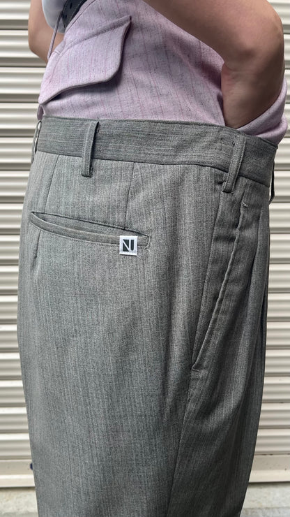 Remake Double Waist Slacks