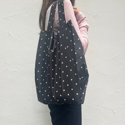 Remake Eco Bag Large,Black Dot