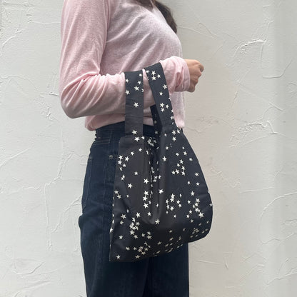 Remake Eco Bag Small,Black Star