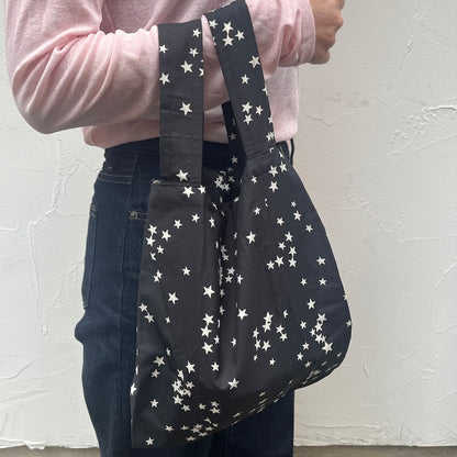 Remake Eco Bag Small,Black Star