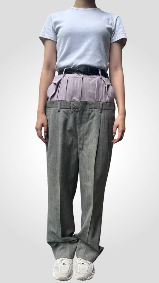 Remake Double Waist Slacks