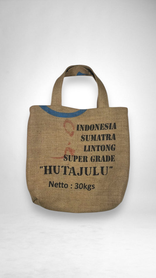 Remake Coffee Jute  Tote Bag