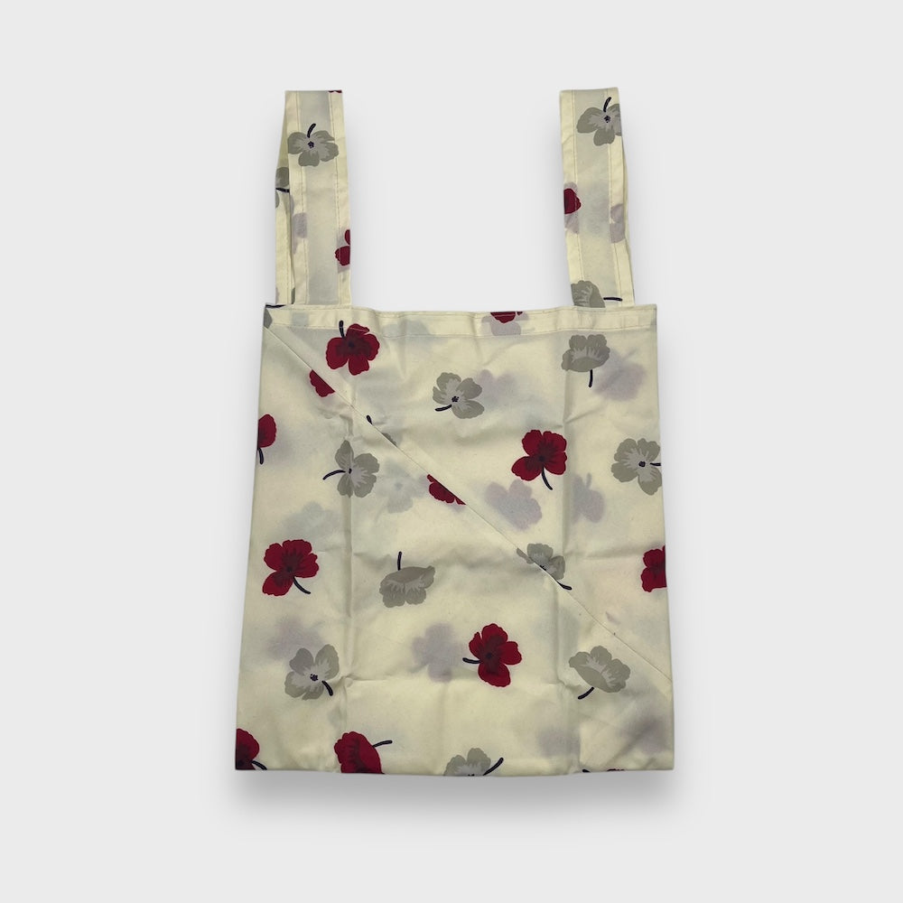 Remake Eco Bag Small,Beige Pansy 66