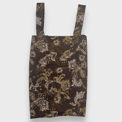 Remake Eco Bag Large,Brown Paisley