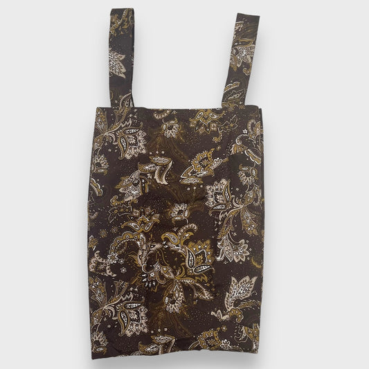 Remake Eco Bag Large,Brown Paisley