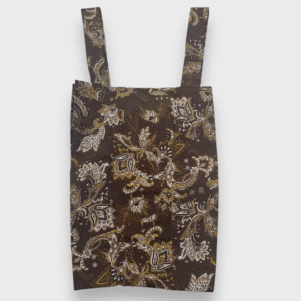 Remake Eco Bag Large,Brown Paisley