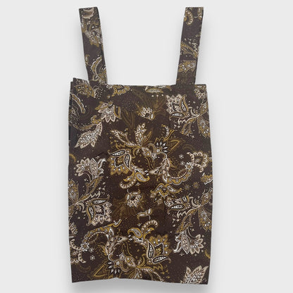 Remake Eco Bag Large,Brown Paisley