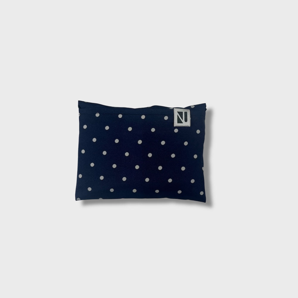 Remake Eco Bag Small,Navy Dot