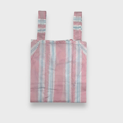 Remake Eco Bag Small,Pink Stripe