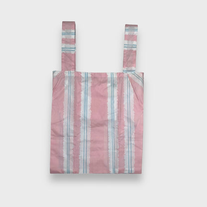 Remake Eco Bag Small,Pink Stripe