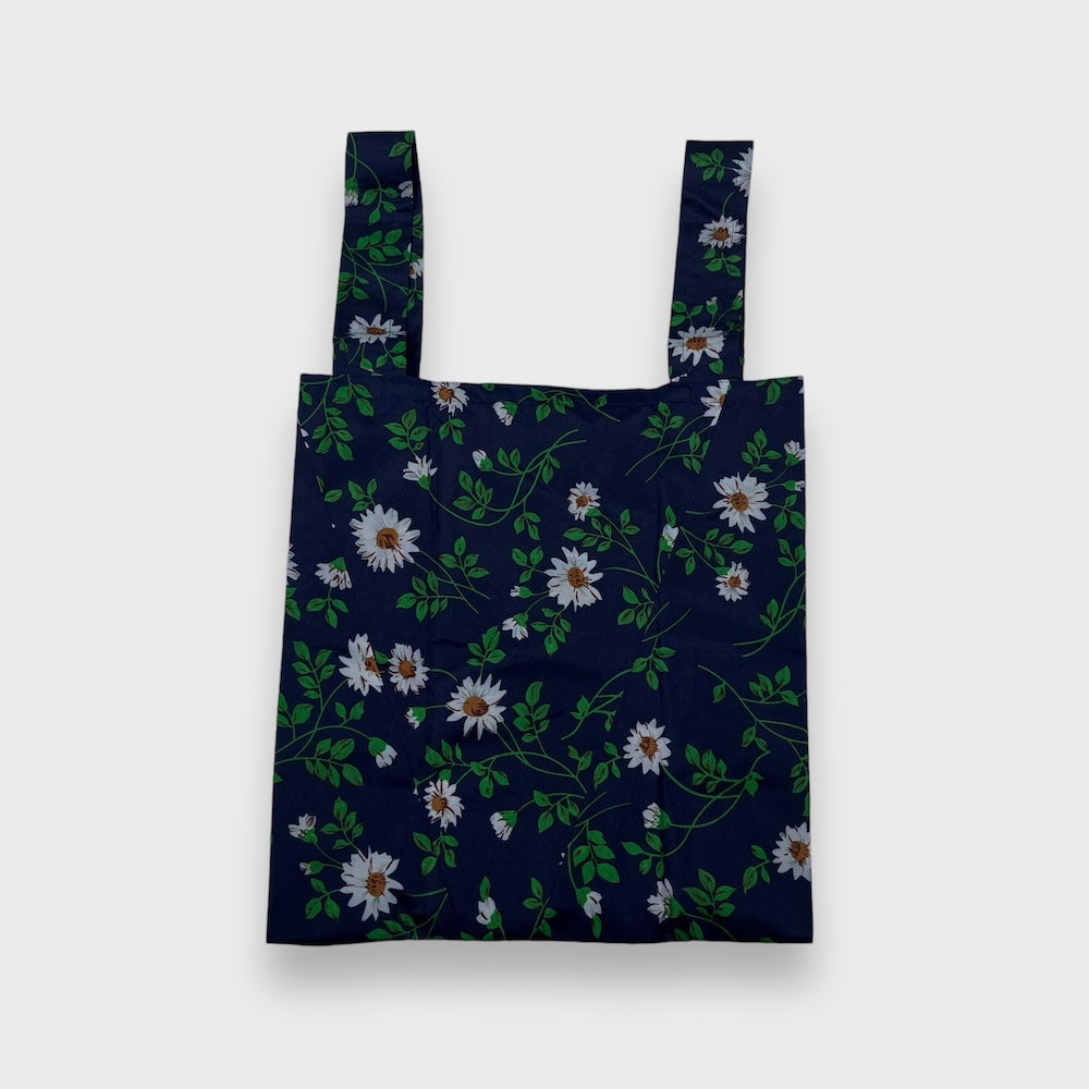 Remake Eco Bag Small,Navy Flower 38