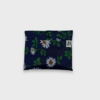 Remake Eco Bag Small,Navy Flower 38