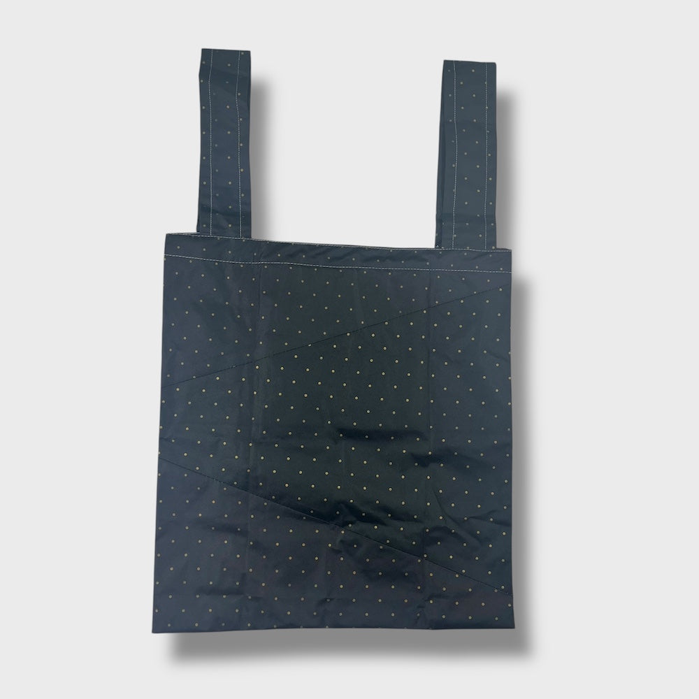 Remake Eco Bag Small,Black Dot Star