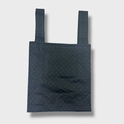 Remake Eco Bag Small,Black Dot Star