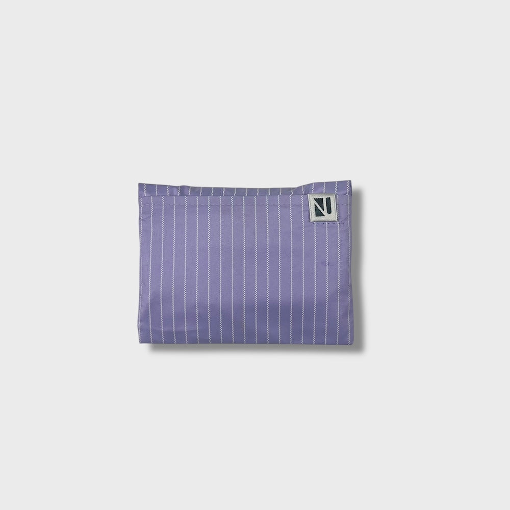 Remake Eco Bag Small,Purple Stripe