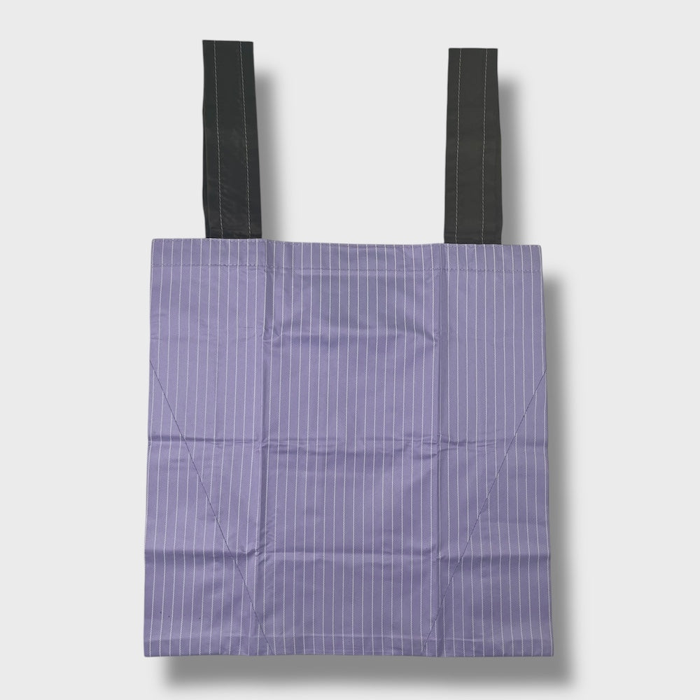 Remake Eco Bag Small,Purple Stripe