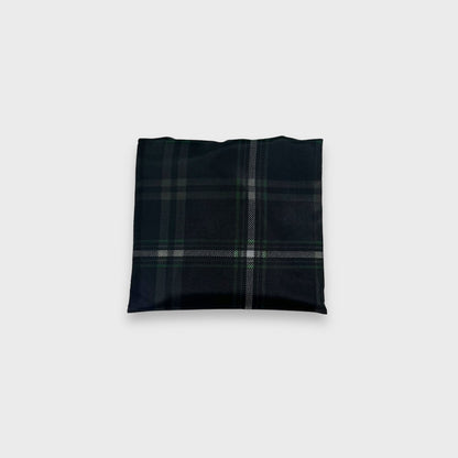 Remake Eco Bag Large,Black Tartan 64