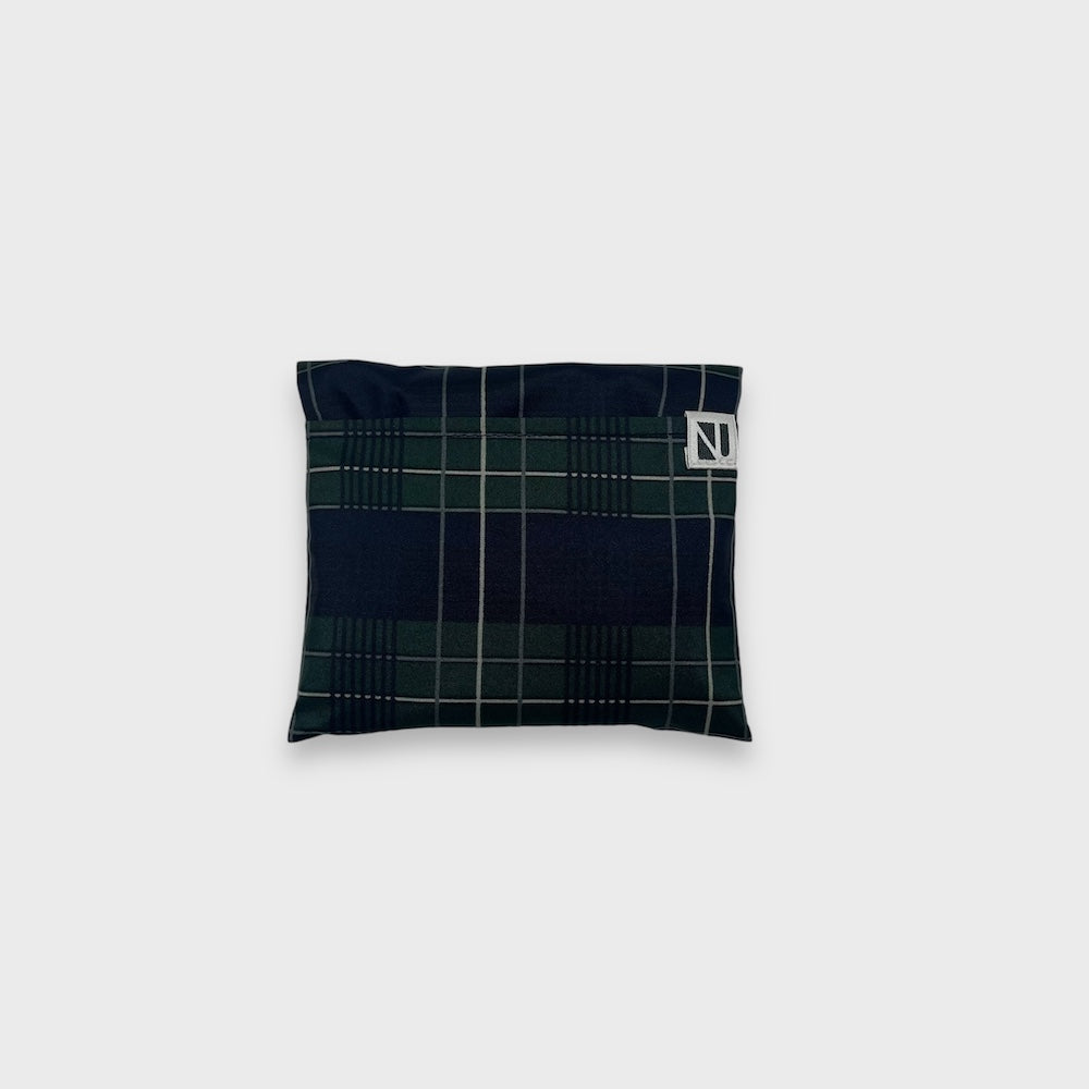 Remake Eco Bag Large,Navy Tartan Check 61