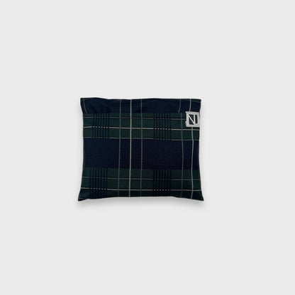 Remake Eco Bag Large,Navy Tartan Check 61