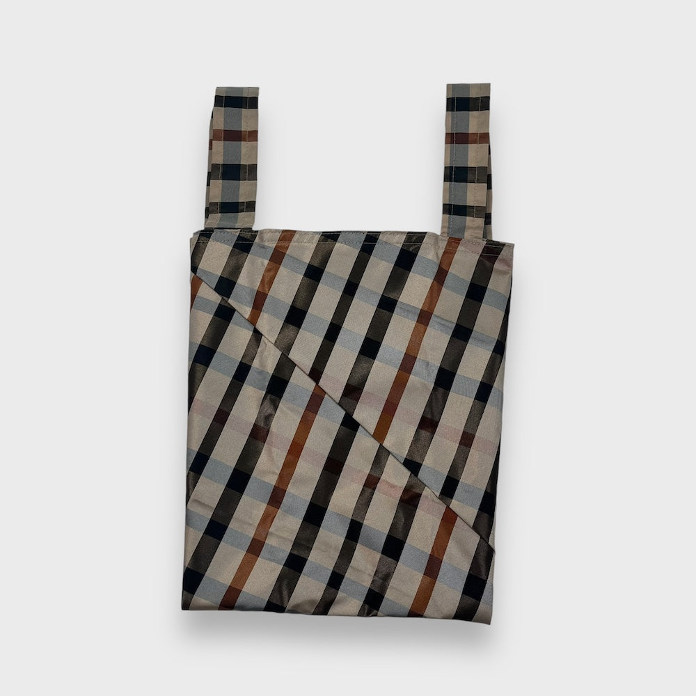 Remake Eco Bag Small,Beige Plaid 44