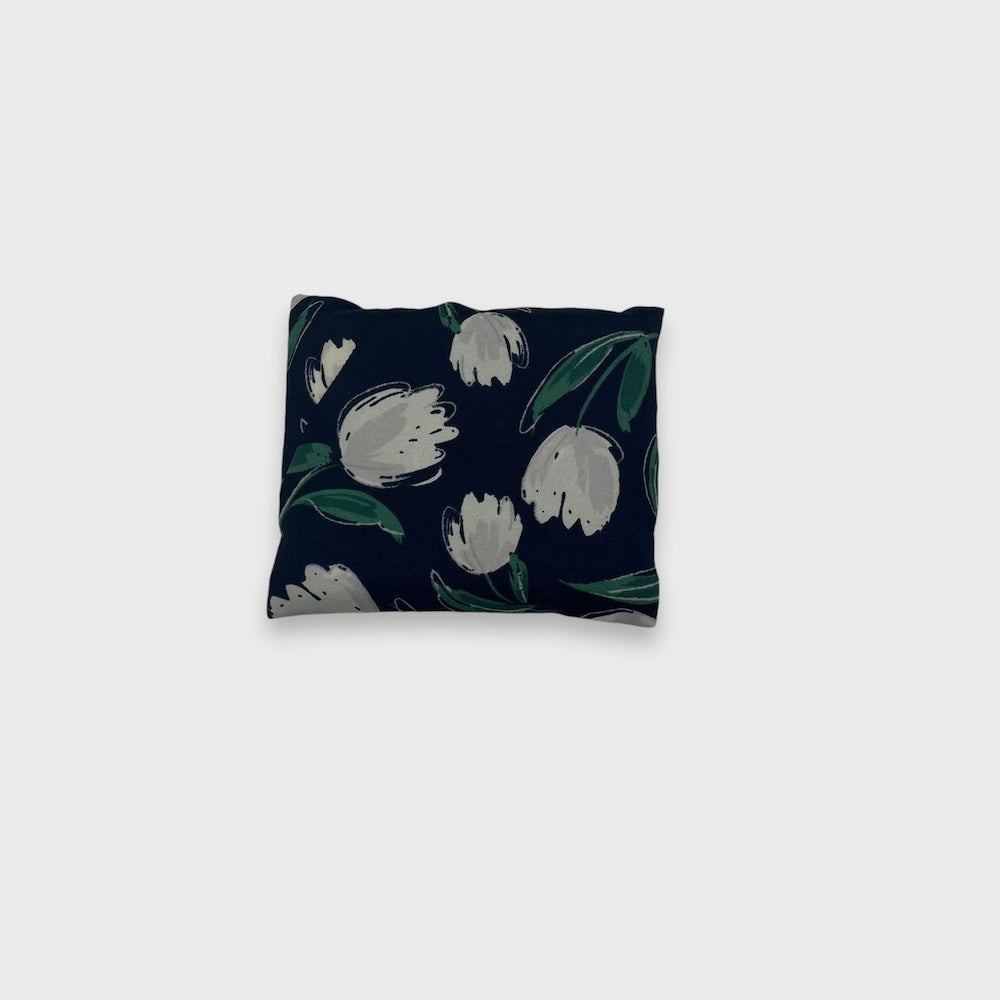 Remake Eco Bag Small,Navy White Tulip 55