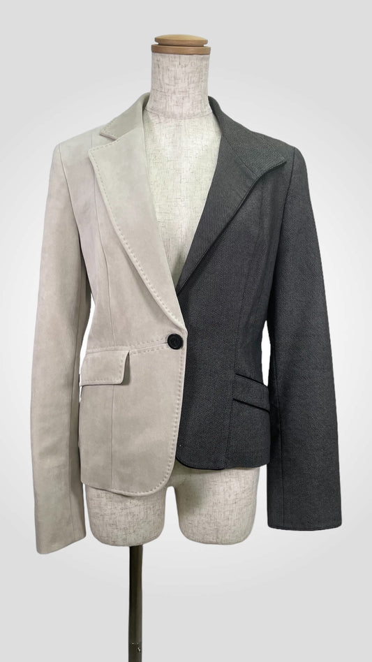 Remake Two-Tone Tailored Jacket